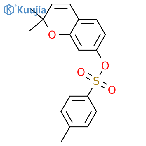 2,2-Dimethyl-2H-1-benzopyran-7-ol; 4-Methylbenzenesulfonyl structure