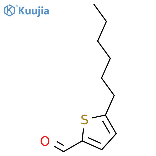 5-Hexylthiophene-2-carbaldehyde structure