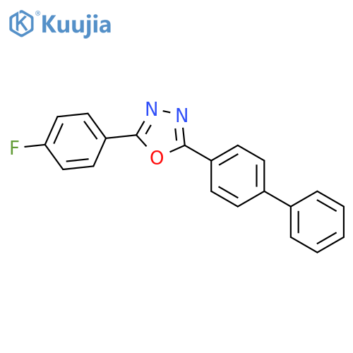 1,3,4-Oxadiazole, 2-[1,1'-biphenyl]-4-yl-5-(4-fluorophenyl)- structure