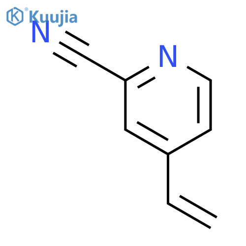 2-Pyridinecarbonitrile,4-ethenyl- structure
