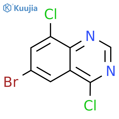 6-BROMO-4,8-DICHLOROQUINAZOLINE structure