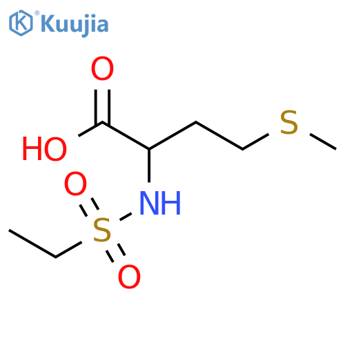 2-Ethanesulfonamido-4-(methylsulfanyl)butanoic Acid structure