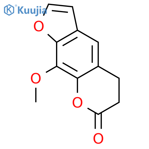 9-Methoxy-5H-furo[3,2-g]chromen-7(6H)-one structure