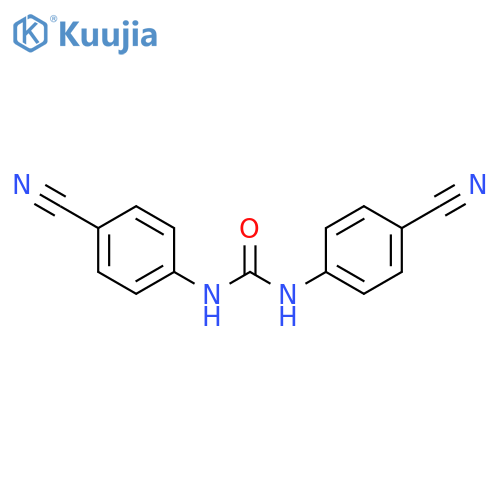 Urea, N,N'-bis(4-cyanophenyl)- structure