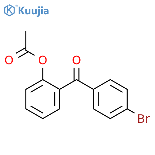 2-Acetoxy-4'-bromobenzophenone structure