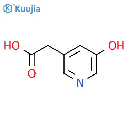 2-(5-Hydroxypyridin-3-yl)acetic acid structure