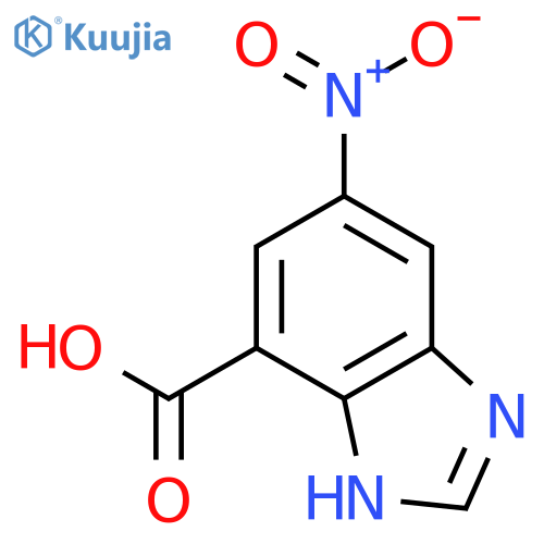 5-nitro-1H-Benzimidazole-7-carboxylic acid structure