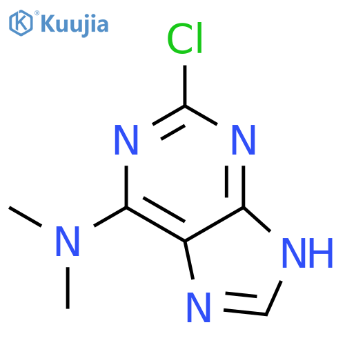 2-Chloro-N,N-dimethyl-9H-purin-6-amine structure