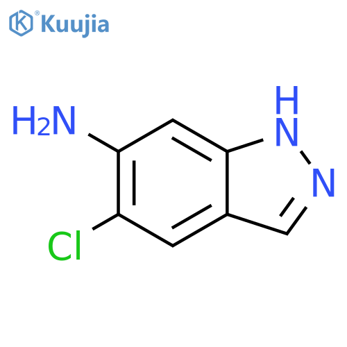 5-Chloro-1H-indazol-6-amine structure