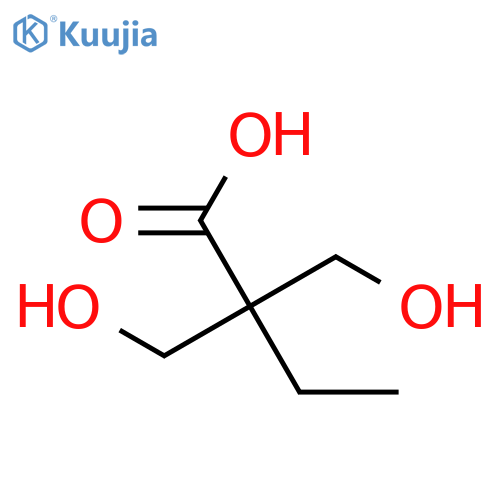 2,2-Bis(hydroxymethyl)butanoic acid structure