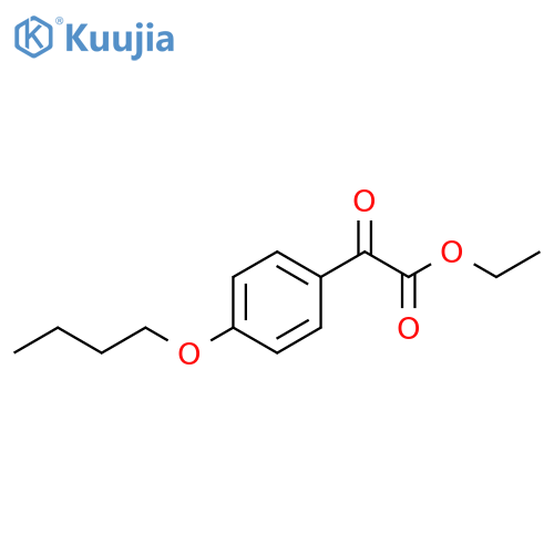 Benzeneacetic acid, 4-butoxy-α-oxo-, ethyl ester structure