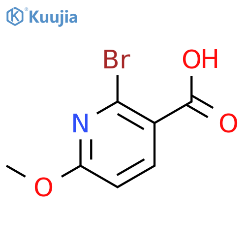 2-Bromo-6-methoxynicotinic acid structure