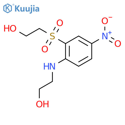 Ethanol,2-[[2-[(2-hydroxyethyl)amino]-5-nitrophenyl]sulfonyl]- structure
