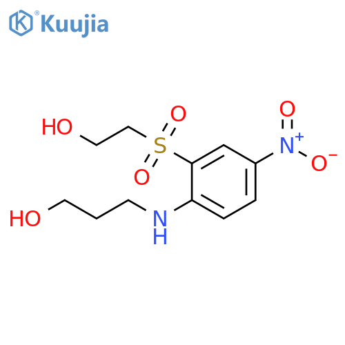 1-Propanol, 3-[[2-[(2-hydroxyethyl)sulfonyl]-4-nitrophenyl]amino]- structure