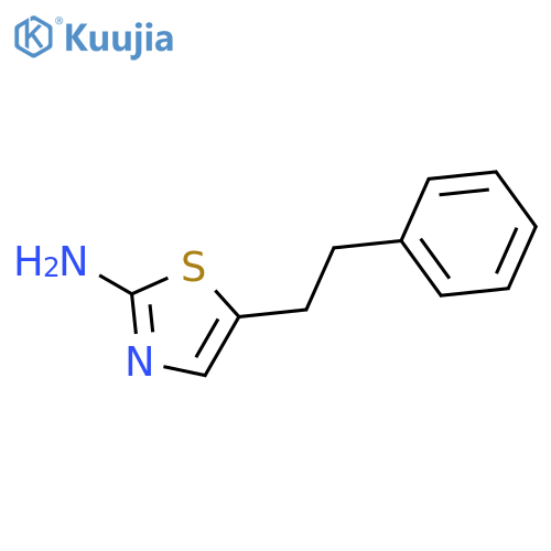 5-(2-phenylethyl)-2-Thiazolamine structure