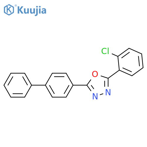 1,3,4-Oxadiazole, 2-[1,1'-biphenyl]-4-yl-5-(2-chlorophenyl)- structure