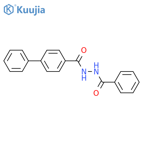 [1,1'-Biphenyl]-4-carboxylic acid, 2-benzoylhydrazide structure