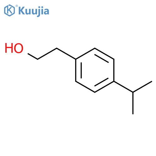 2-4-(propan-2-yl)phenylethan-1-ol structure