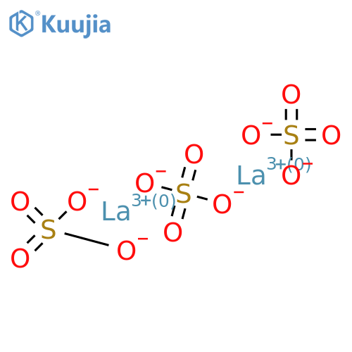Lanthanum sulfate hydrate structure