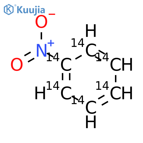 Benzene-14C6, nitro-(9CI) structure