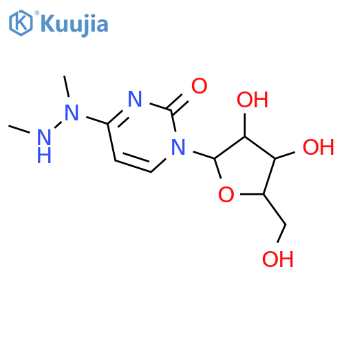 Cytidine,N-methyl-N-(methylamino)- (9CI) structure