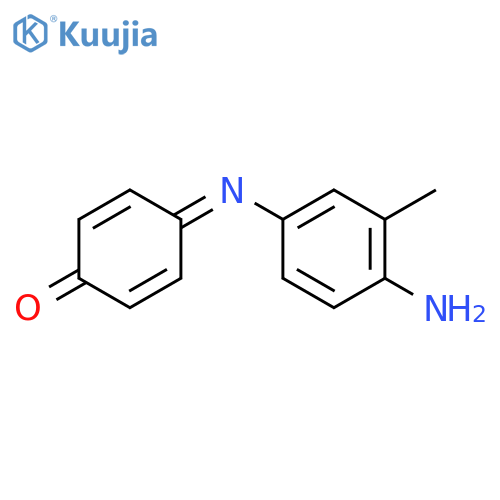 2,5-Cyclohexadien-1-one,4-[(4-amino-3-methylphenyl)imino]- structure