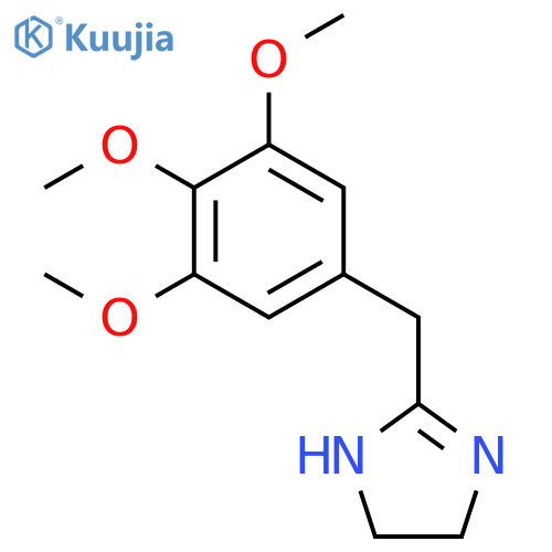 1H-Imidazole,4,5-dihydro-2-[(3,4,5-trimethoxyphenyl)methyl]- structure
