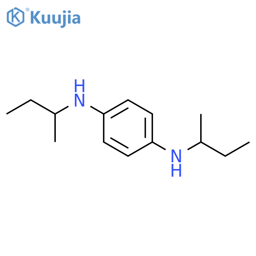 N,N'-di-sec-Butyl-p-phenylenediamine structure
