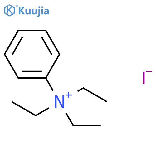 Triethylphenylammonium iodide structure