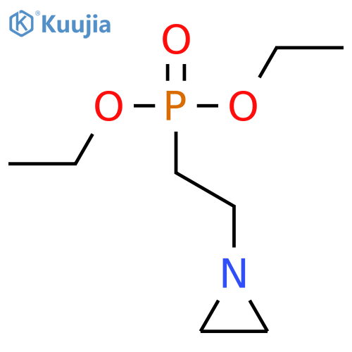 Phosphonic acid,P-[2-(1-aziridinyl)ethyl]-, diethyl ester structure