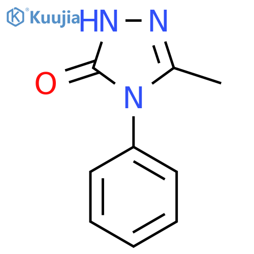 5-Methyl-4-phenyl-2,4-dihydro-3H-1,2,4-triazol-3-one structure