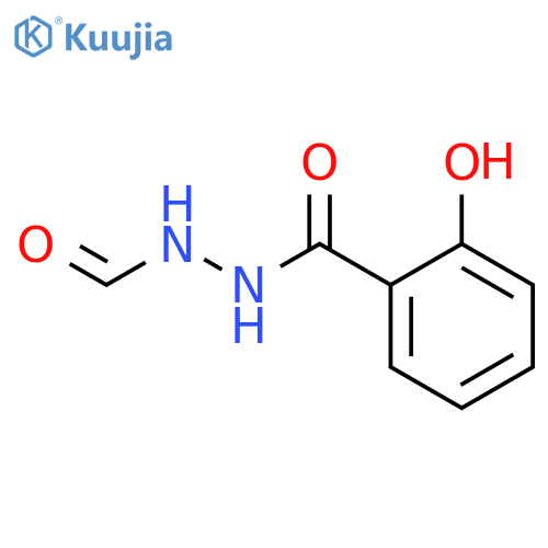 Benzoic acid,2-hydroxy-, 2-formylhydrazide structure