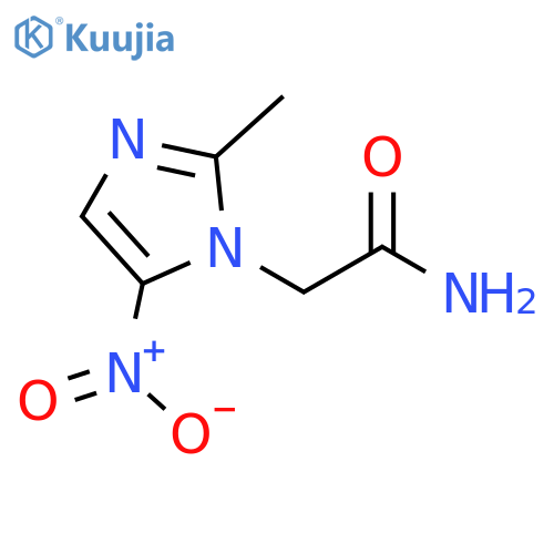 2-(2-methyl-5-nitro-1H-imidazol-1-yl)acetamide structure