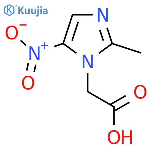 Metronidazole acetic acid structure