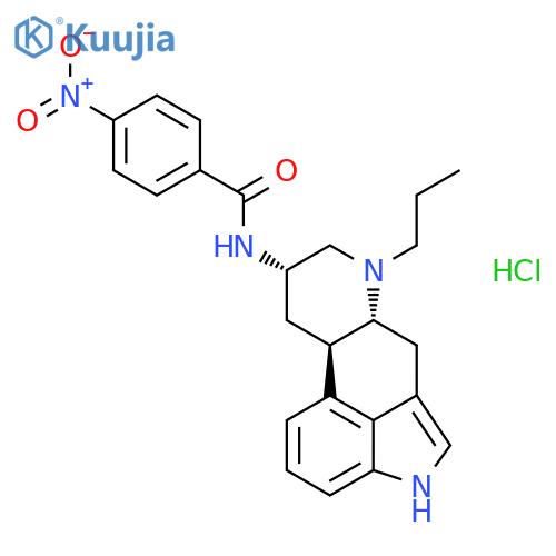 Benzamide, 4-nitro-N-[(8a)-6-propylergolin-8-yl]-, hydrochloride structure