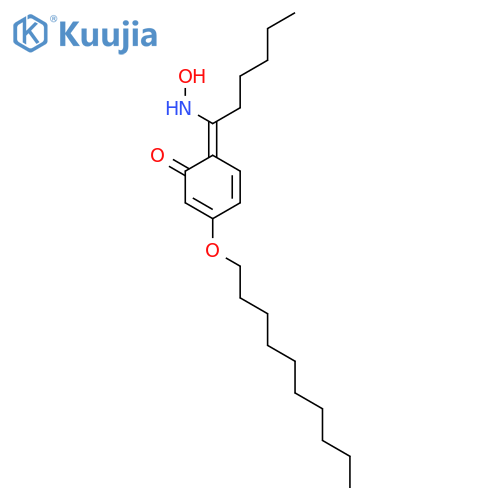 3-decoxy-6-[1-(hydroxyamino)hexylidene]cyclohexa-2,4-dien-1-one structure