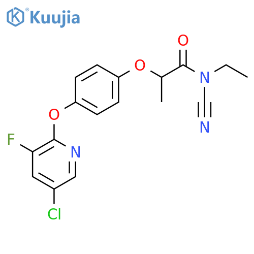 Propanamide, 2-[4-[(5-chloro-3-fluoro-2-pyridinyl)oxy]phenoxy]-N-cyano-N-ethyl- structure