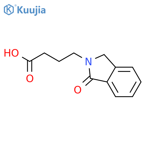 1,3-dihydro-1-oxo-2H-Isoindole-2-butanoic acid structure