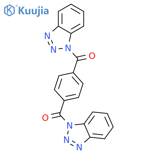 1-[4-(1H-1,2,3-Benzotriazole-1-carbonyl)benzoyl]-1H-1,2,3-benzotriazole structure