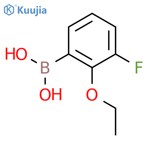 2-Ethoxy-3-fluorophenylboronic acid structure