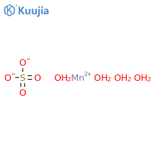 Manganese(II) sulfate tetrahydrate structure