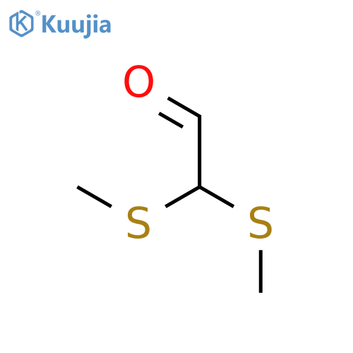 Acetaldehyde, bis(methylthio)- structure