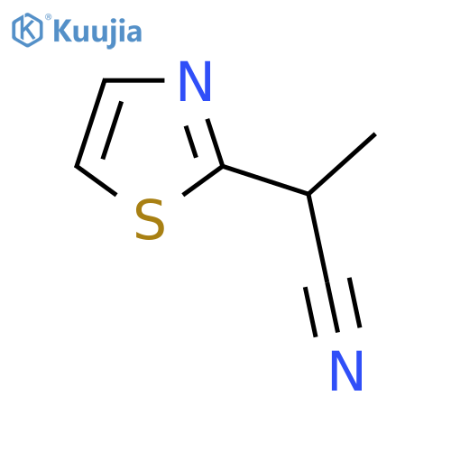 2-Thiazol-2-yl-propionitrile structure