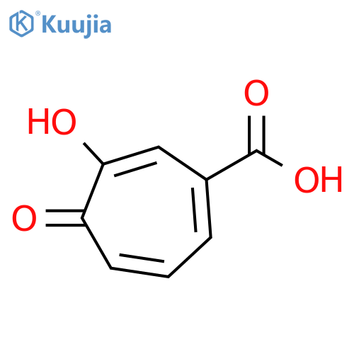 1,3,6-Cycloheptatriene-1-carboxylic acid, 6-hydroxy-5-oxo- structure