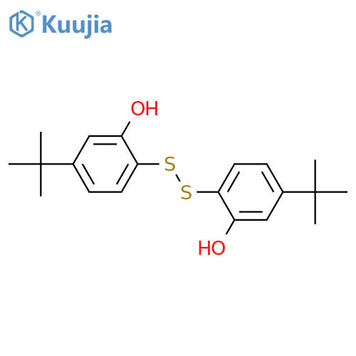 Phenol,2,2'-dithiobis[5-(1,1-dimethylethyl)- (9CI) structure