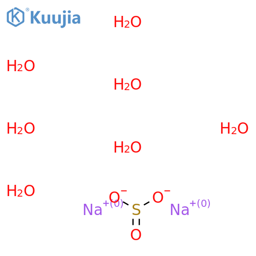 Sodium sulfite heptahydrate structure