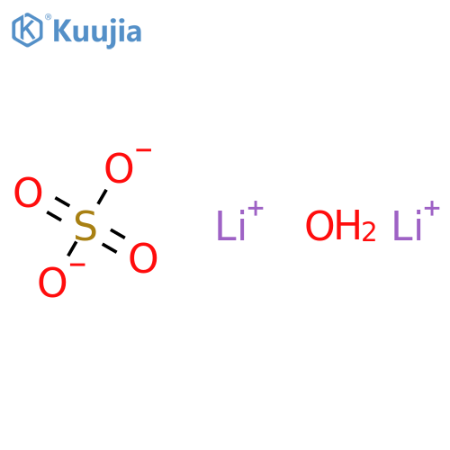 Lithium sulfate monohydrate structure