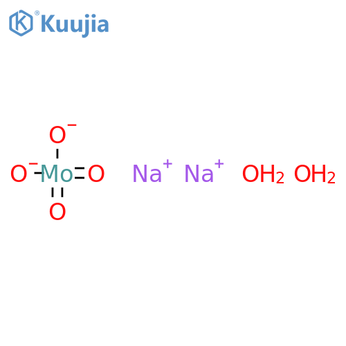 Sodium molybdate dihydrate structure
