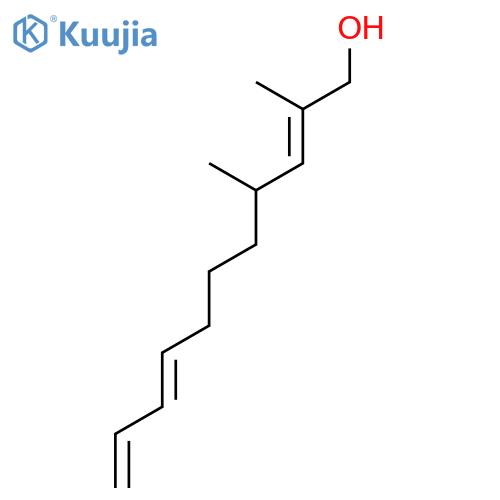 2,8,10-Undecatrien-1-ol, 2,4-dimethyl-, (E,E)- structure