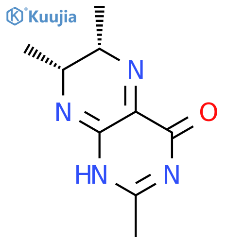 4(1H)-Pteridinone, 6,7-dihydro-2,6,7-trimethyl-, cis- structure